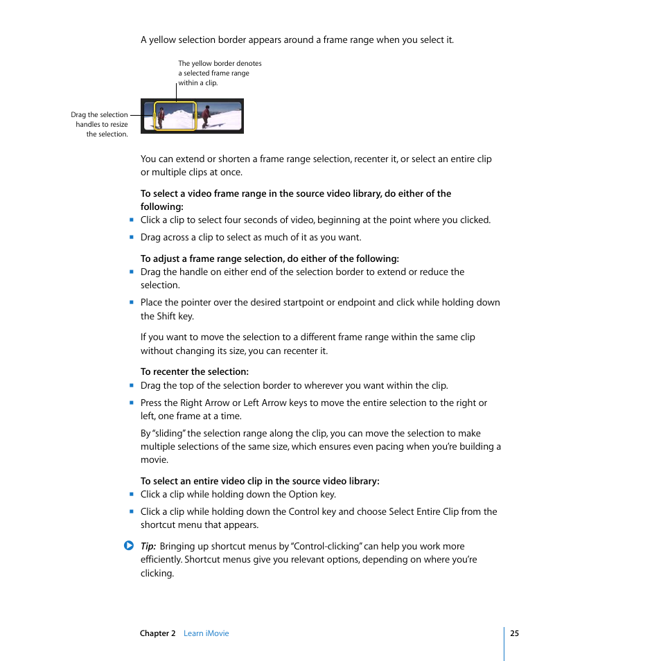 Apple iMovie '08 User Manual | Page 25 / 50