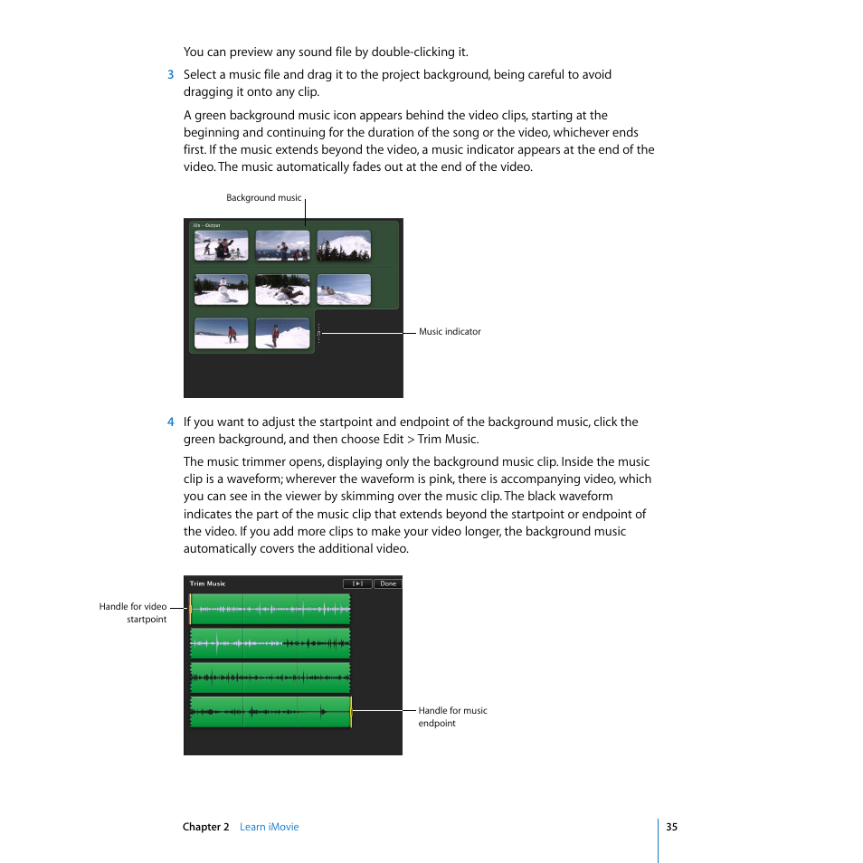 Apple iMovie '08 User Manual | Page 35 / 50