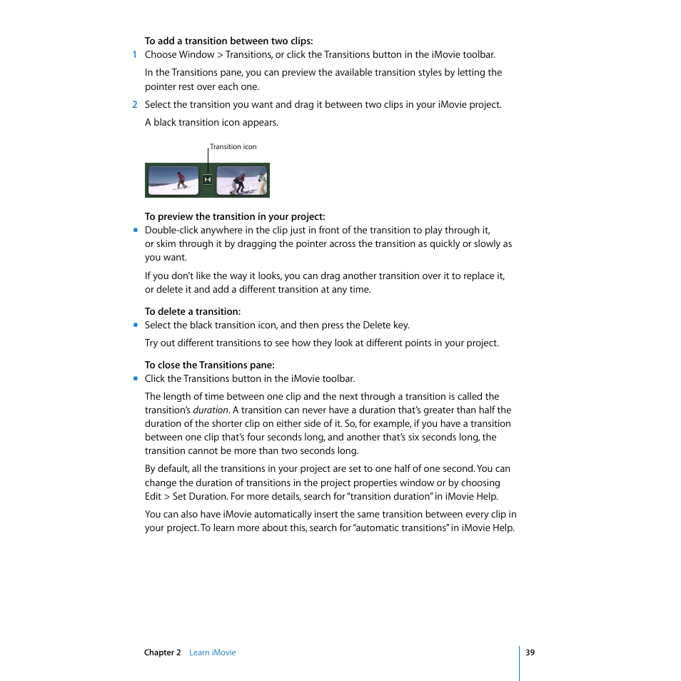 Apple iMovie '08 User Manual | Page 39 / 50