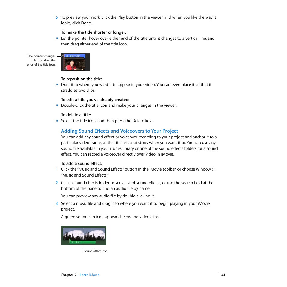 Apple iMovie '08 User Manual | Page 41 / 50