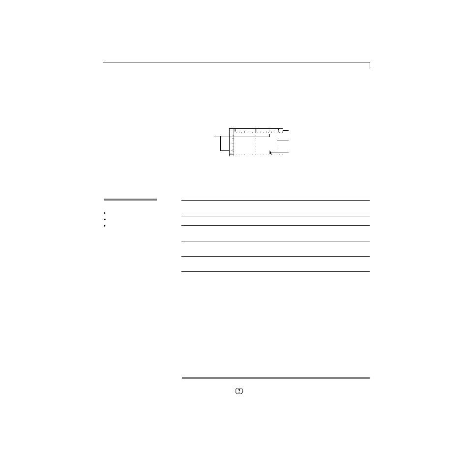 Using the graphics ruler and grids | Apple AppleWorks 5 : Mac OS User Manual | Page 113 / 293
