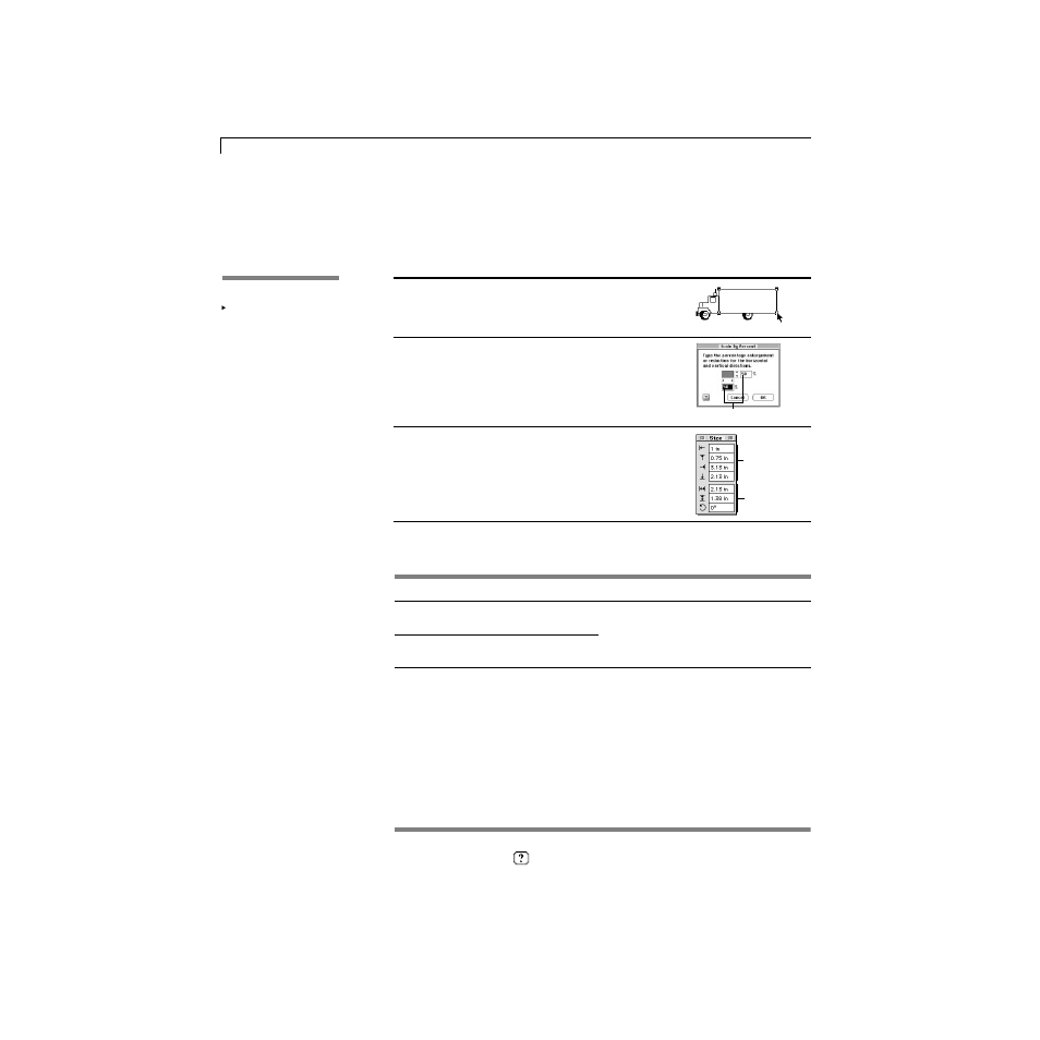 Resizing objects | Apple AppleWorks 5 : Mac OS User Manual | Page 118 / 293