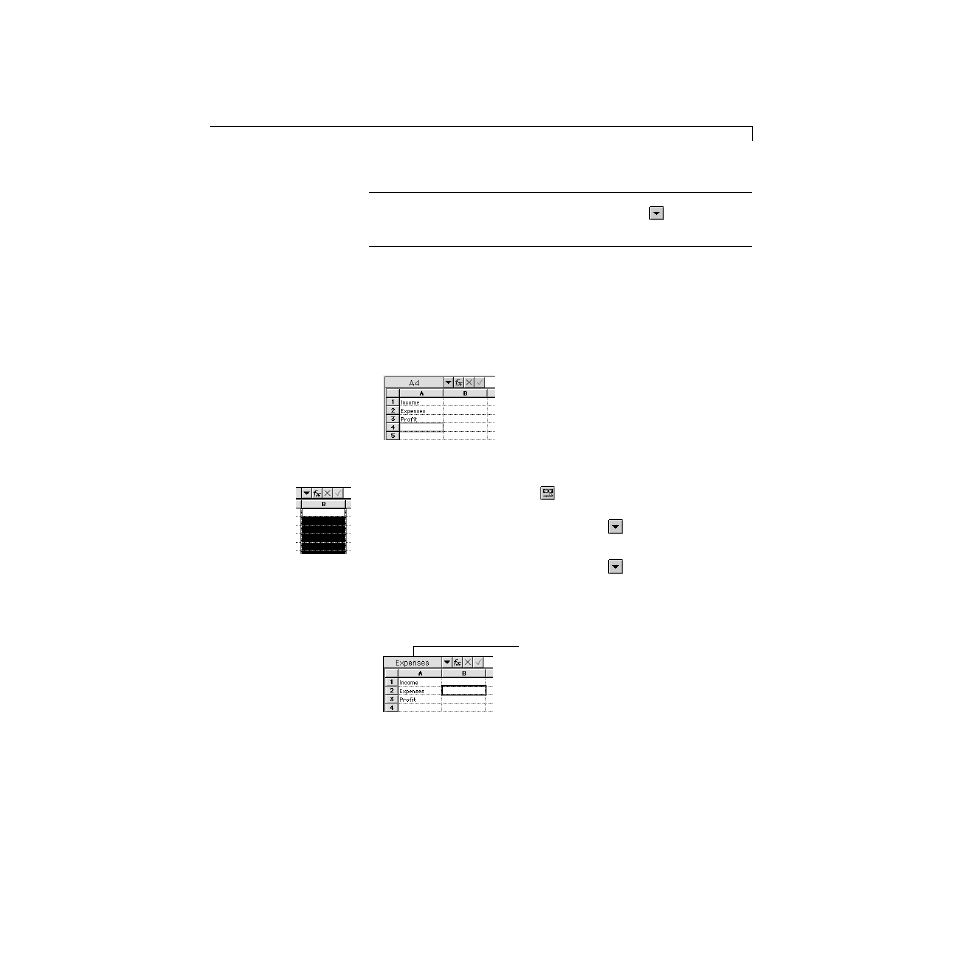 Example 1: using cell names in a formula | Apple AppleWorks 5 : Mac OS User Manual | Page 161 / 293