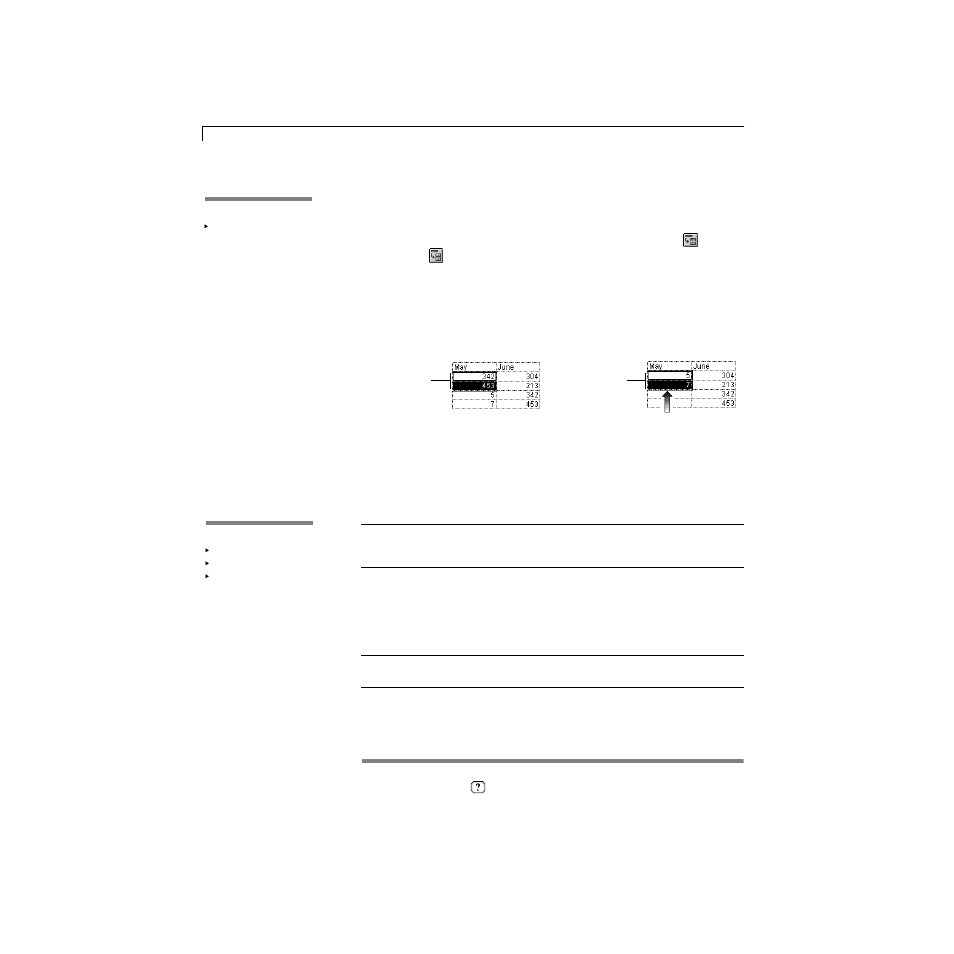 Inserting and deleting cells, rows, and columns, Changing the number of rows and columns | Apple AppleWorks 5 : Mac OS User Manual | Page 164 / 293
