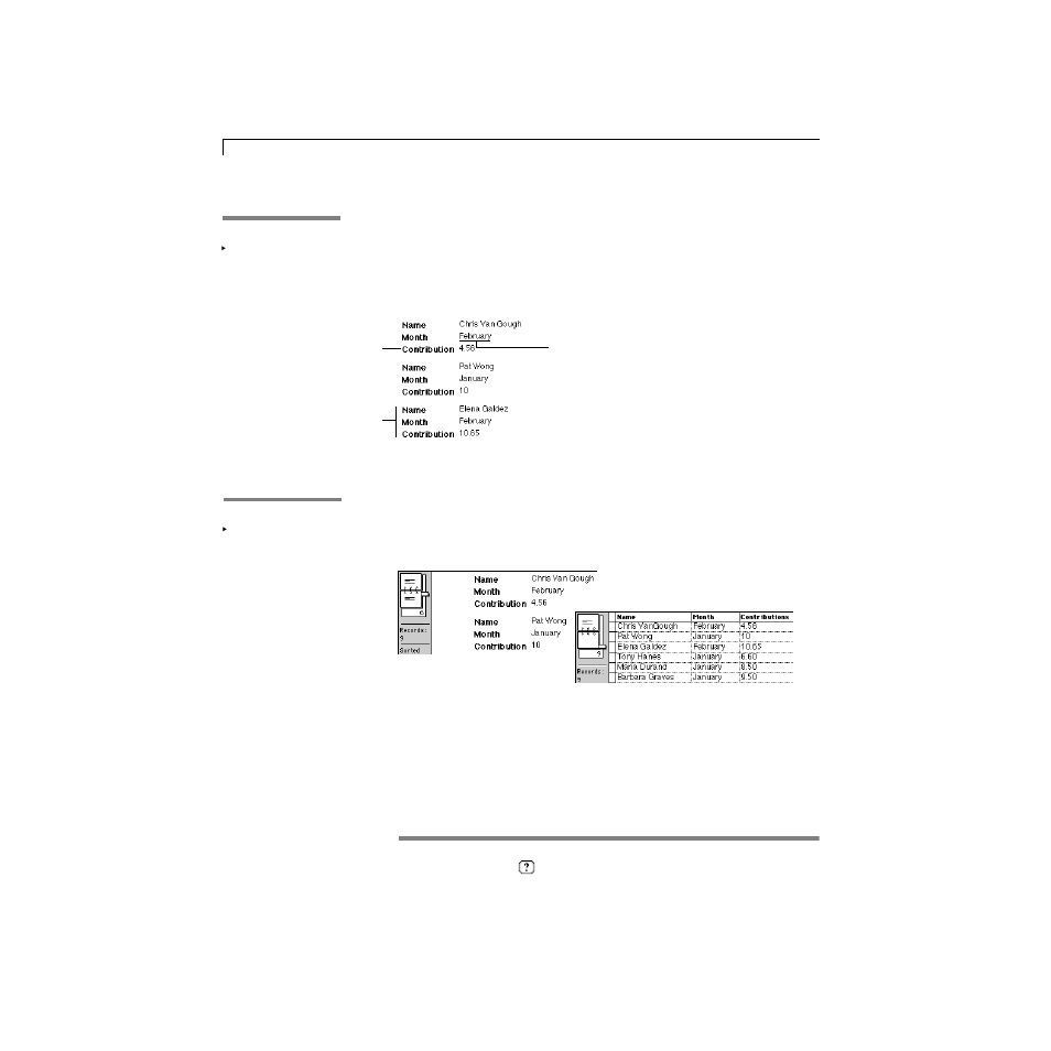 What’s a database, Using browse, list, find, and layout modes | Apple AppleWorks 5 : Mac OS User Manual | Page 184 / 293