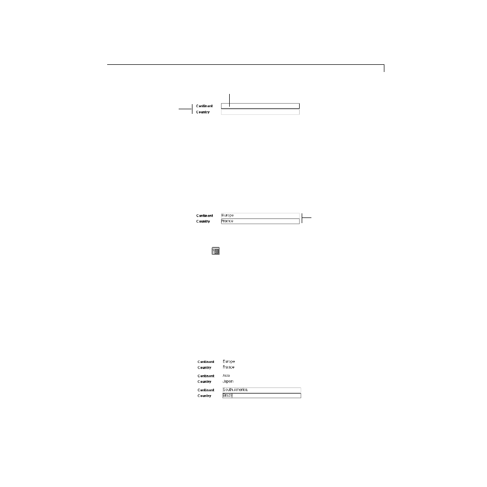 Part 3: enter two values into the fields, Part 4: make new records, Part 5: finish entering data in the new records | Apple AppleWorks 5 : Mac OS User Manual | Page 187 / 293