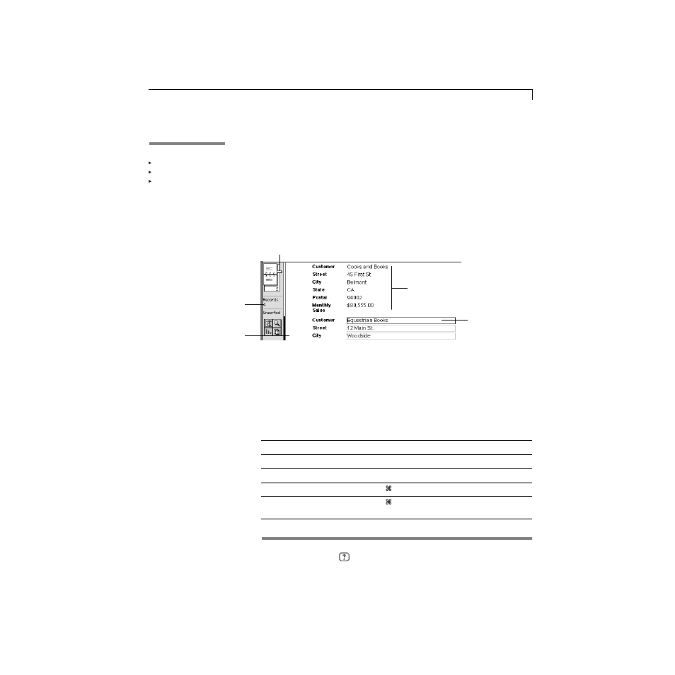 Entering data in fields | Apple AppleWorks 5 : Mac OS User Manual | Page 195 / 293