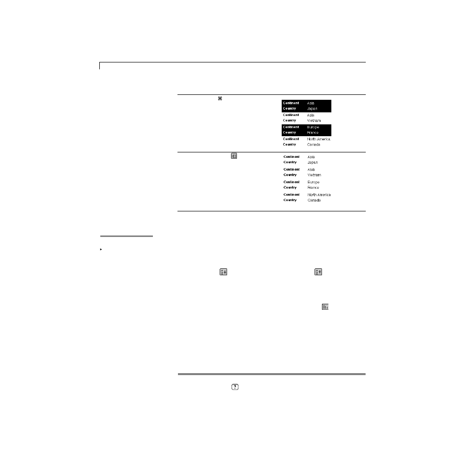 Sorting records | Apple AppleWorks 5 : Mac OS User Manual | Page 204 / 293