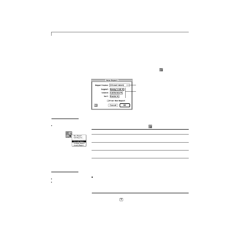 Creating reports, Importing data from other documents | Apple AppleWorks 5 : Mac OS User Manual | Page 220 / 293