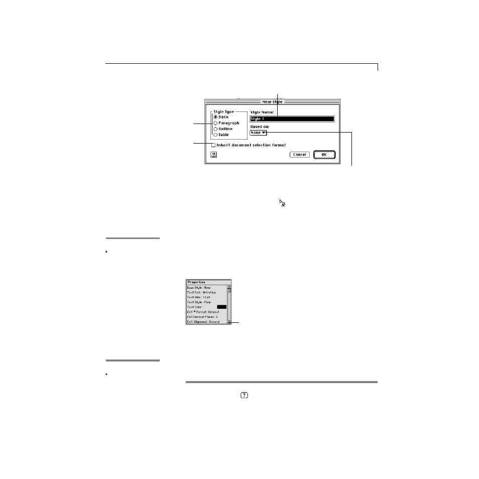 Turning off a style | Apple AppleWorks 5 : Mac OS User Manual | Page 235 / 293