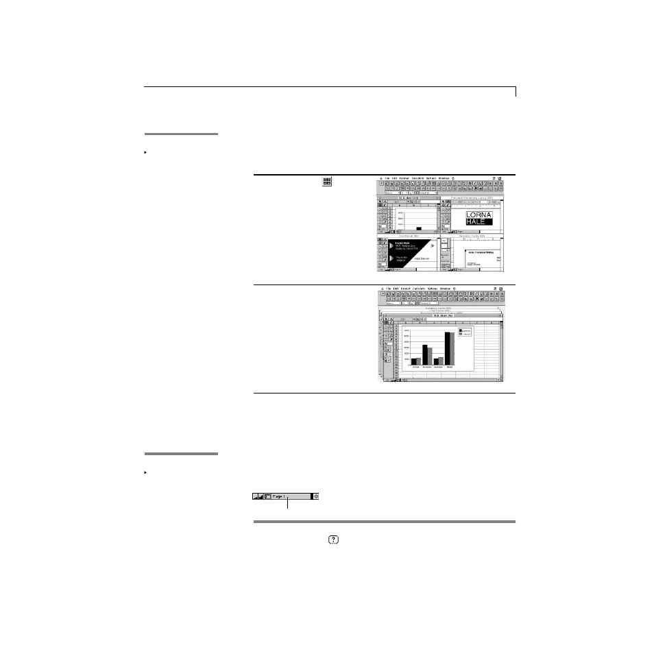 Arranging windows | Apple AppleWorks 5 : Mac OS User Manual | Page 51 / 293