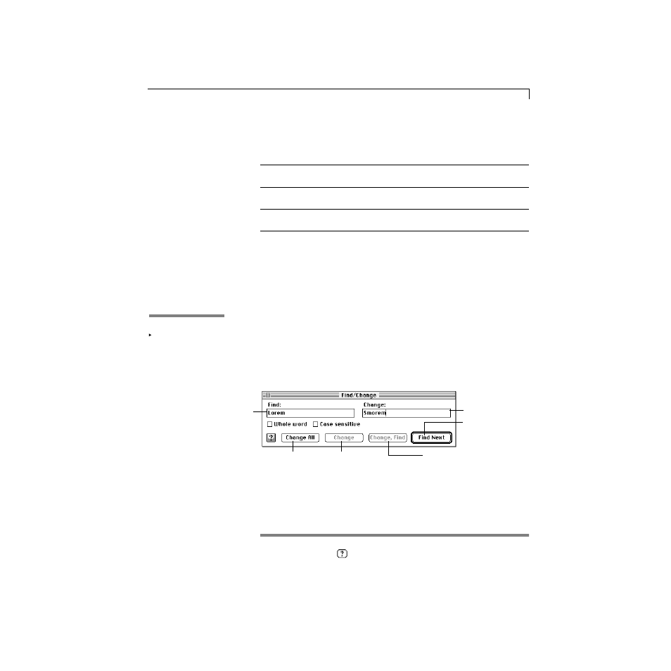 Finding and changing text | Apple AppleWorks 5 : Mac OS User Manual | Page 99 / 293