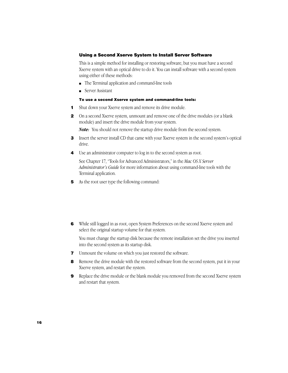 Apple Xserve (Cluster Node) User Manual | Page 16 / 20