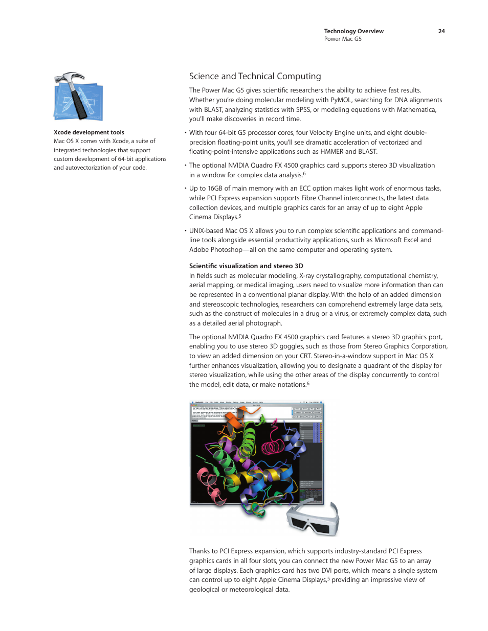 Science and technical computing | Apple Power Mac G5 (Late 2005) User Manual | Page 24 / 33