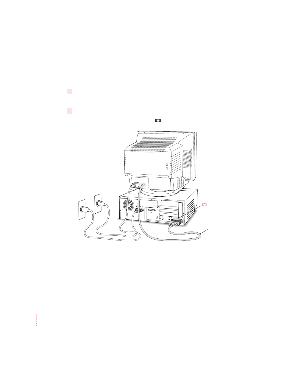 Connecting the monitor cable | Apple Power Macintosh 4400 User Manual | Page 10 / 205