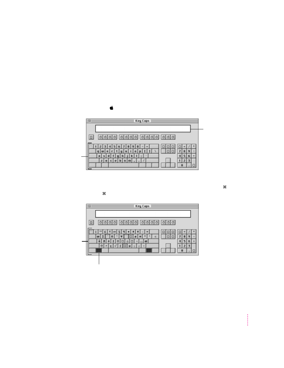 Typing special characters and symbols | Apple Power Macintosh 4400 User Manual | Page 181 / 205