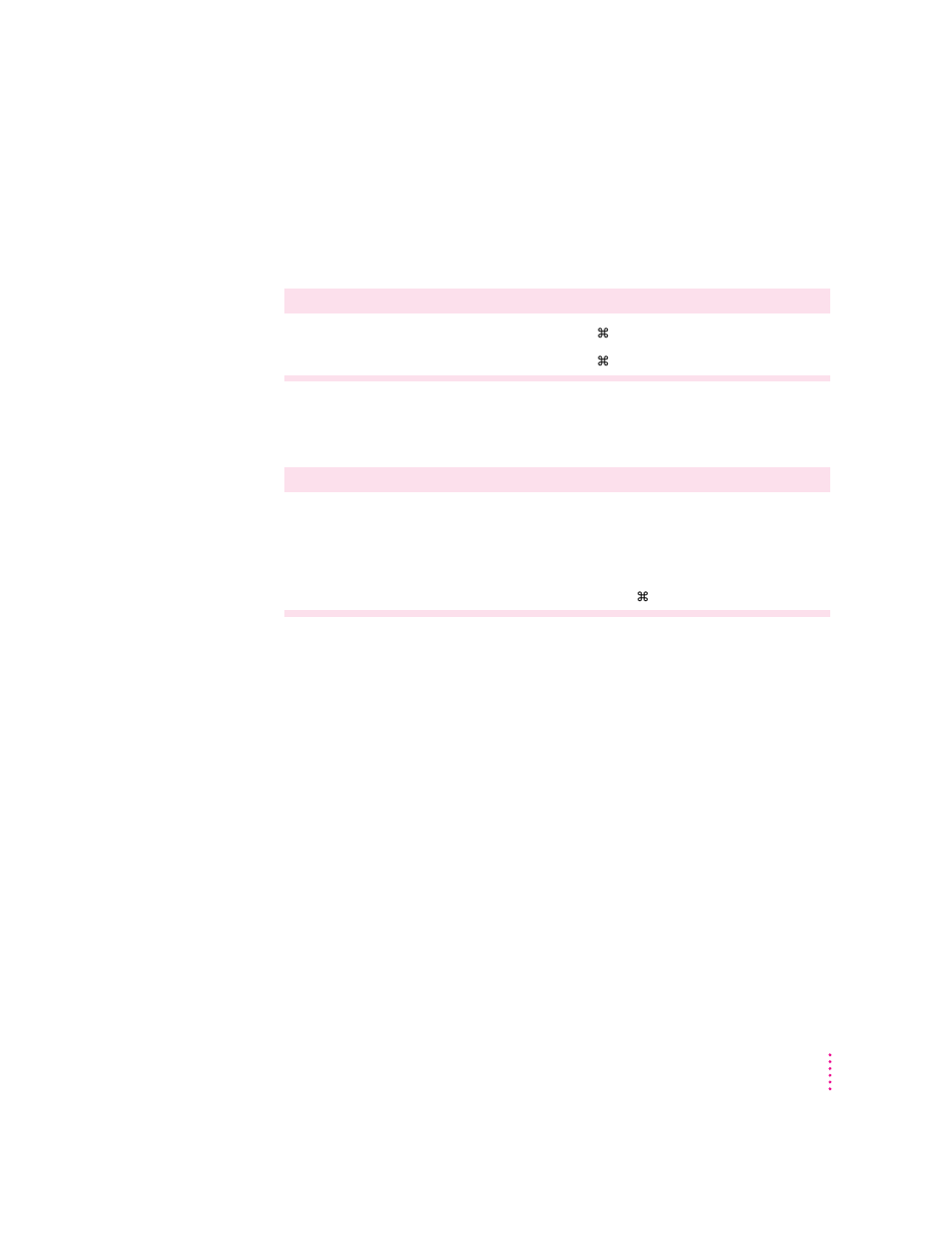 Special key combinations | Apple Power Macintosh 4400 User Manual | Page 183 / 205