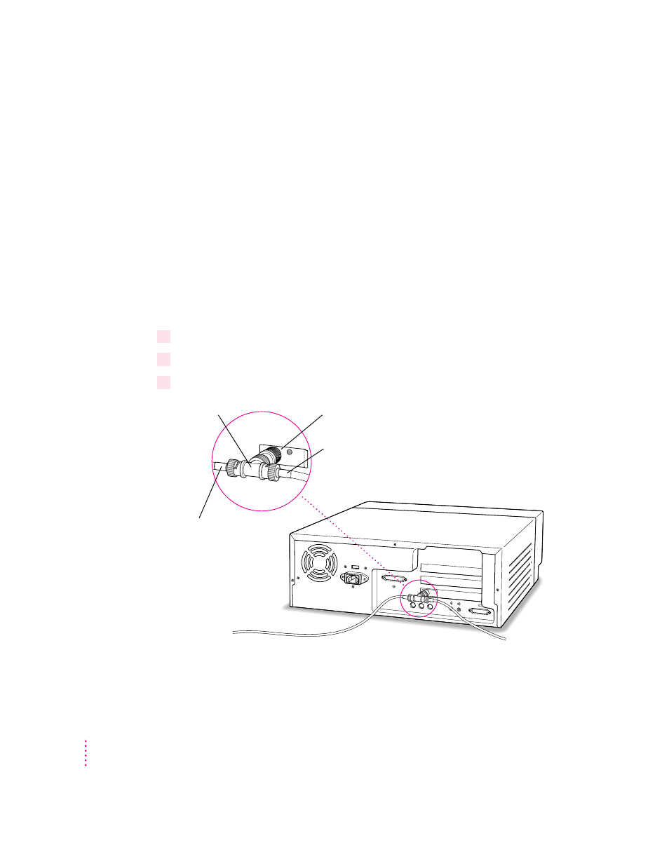 Connecting to a thin coaxial ethernet network | Apple Power Macintosh 4400 User Manual | Page 78 / 205