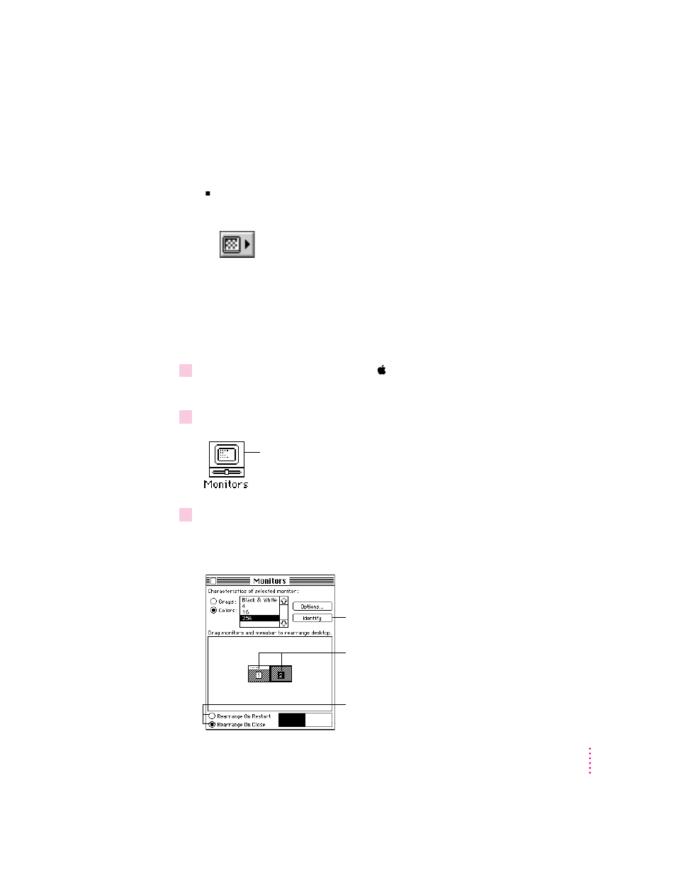 Changing screen resolution | Apple Multiple Scan 15 Display User Manual | Page 21 / 45