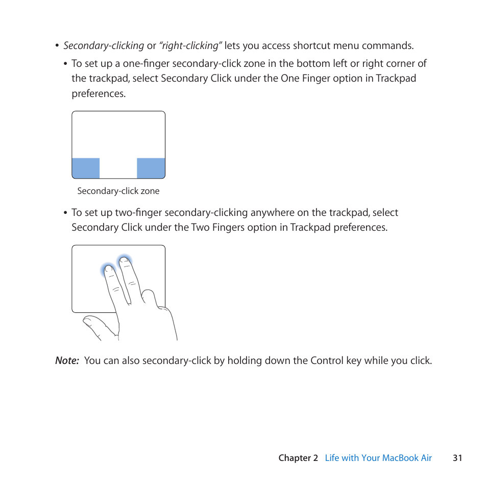 Apple MacBook Air (13-inch, Late 2010) User Manual | Page 31 / 72