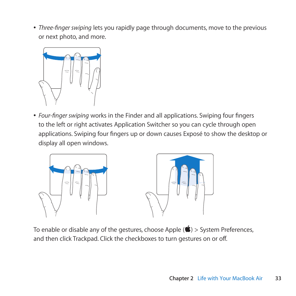 Apple MacBook Air (13-inch, Late 2010) User Manual | Page 33 / 72