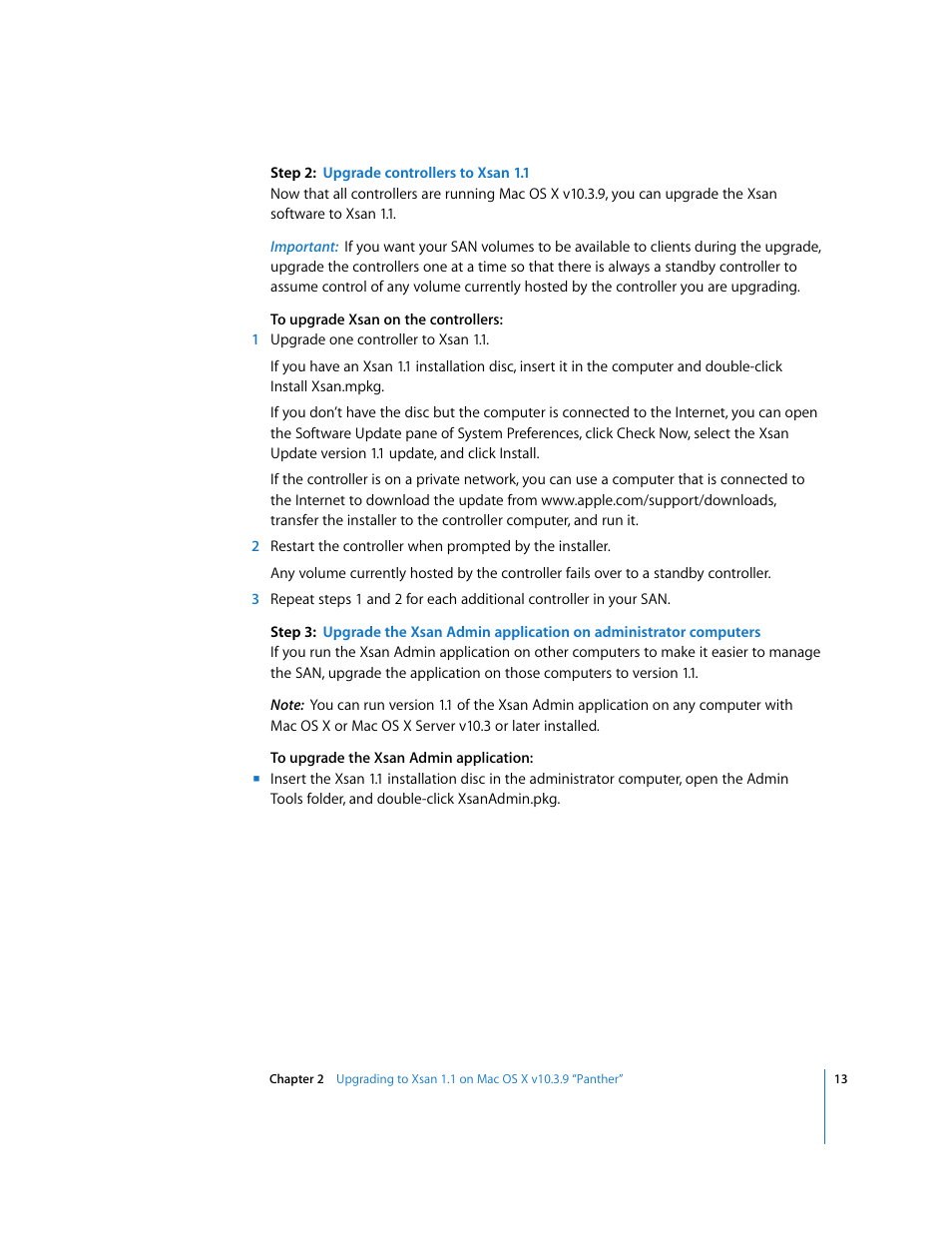 Apple Xsan 1.1 User Manual | Page 13 / 25