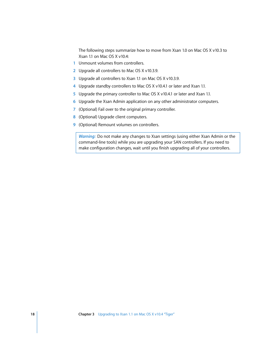 Apple Xsan 1.1 User Manual | Page 18 / 25