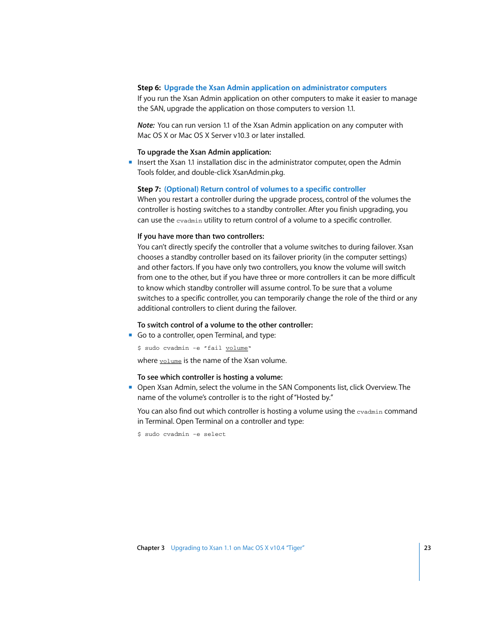 Apple Xsan 1.1 User Manual | Page 23 / 25