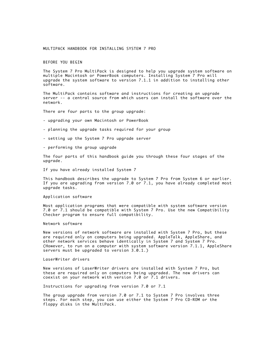Apple System 7 Pro User Manual | 28 pages