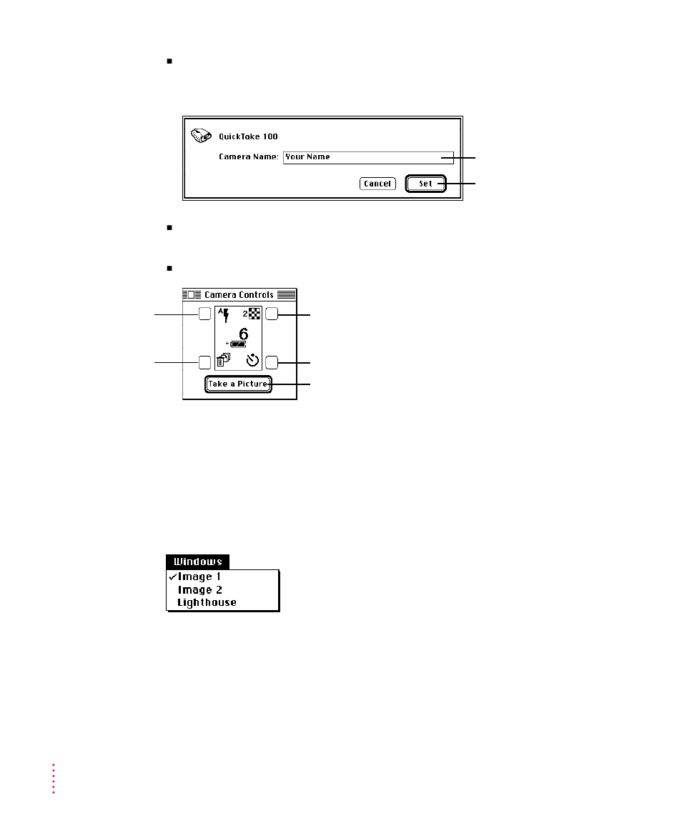 The windows menu 50, The windows menu | Apple QuickTake 100 User Manual | Page 57 / 79