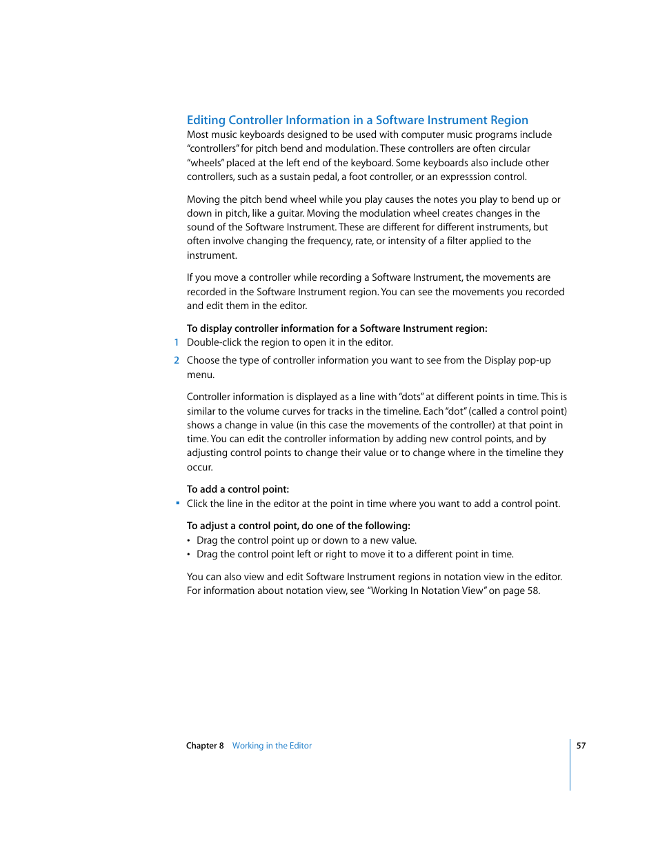 Apple GarageBand 2.0 User Manual | Page 57 / 77