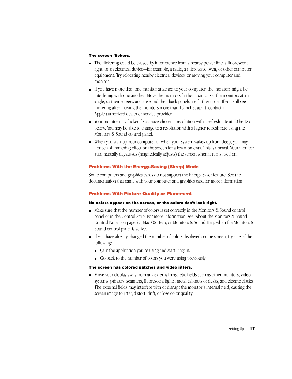 Apple Studio Display (17-inch, CRT) User Manual | Page 17 / 37