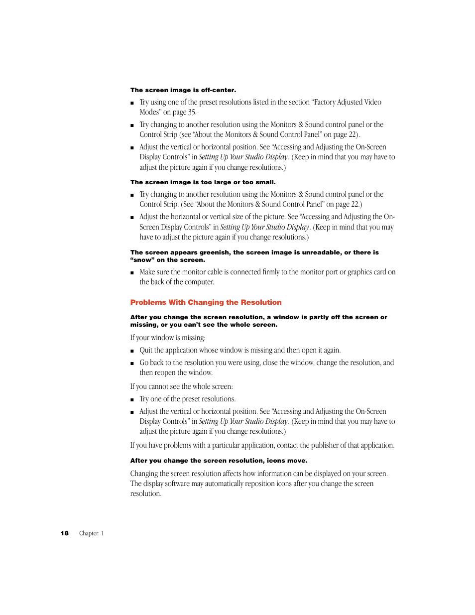 Apple Studio Display (17-inch, CRT) User Manual | Page 18 / 37