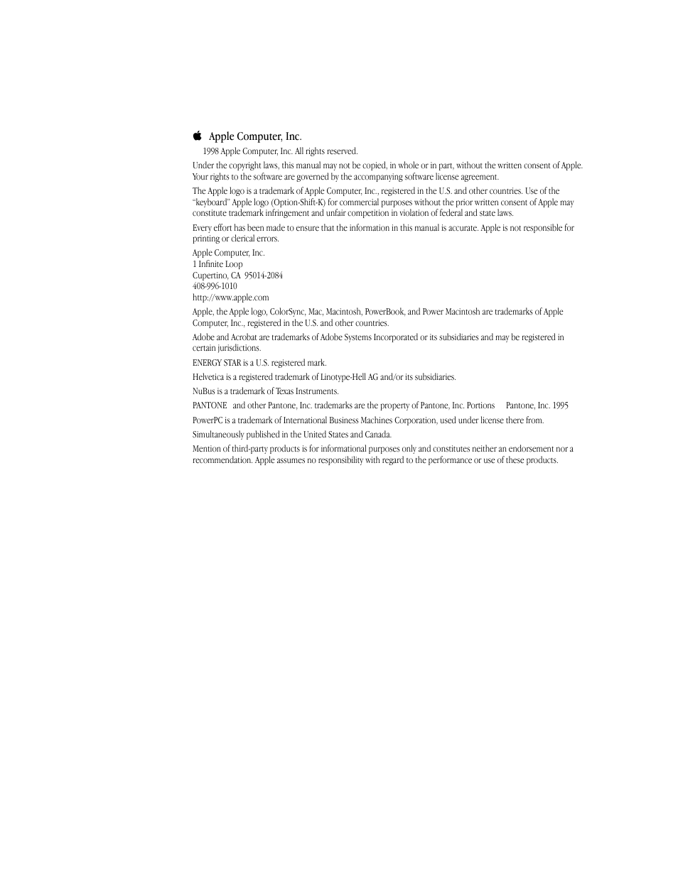 Apple Studio Display (17-inch, CRT) User Manual | Page 2 / 37