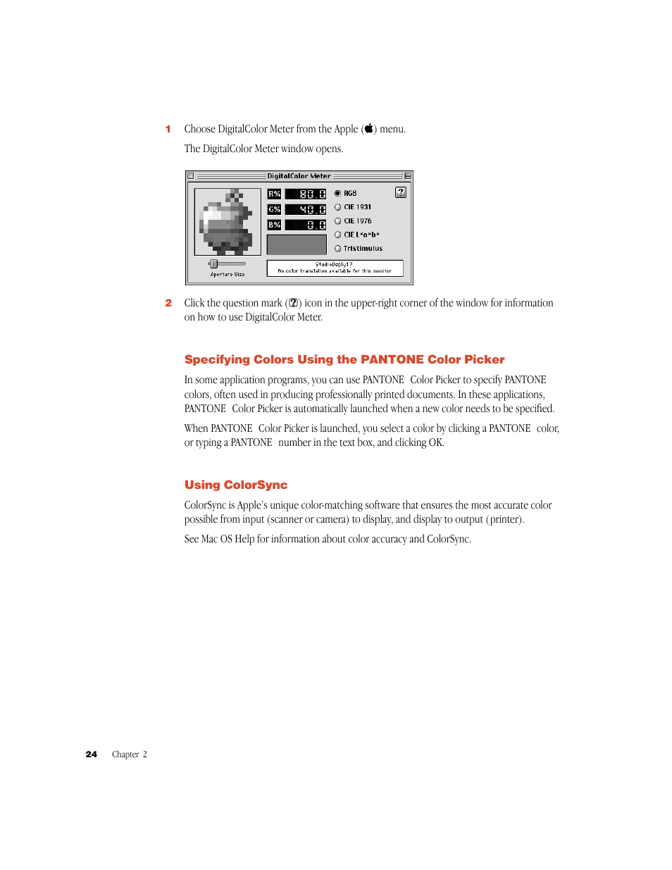Apple Studio Display (17-inch, CRT) User Manual | Page 24 / 37