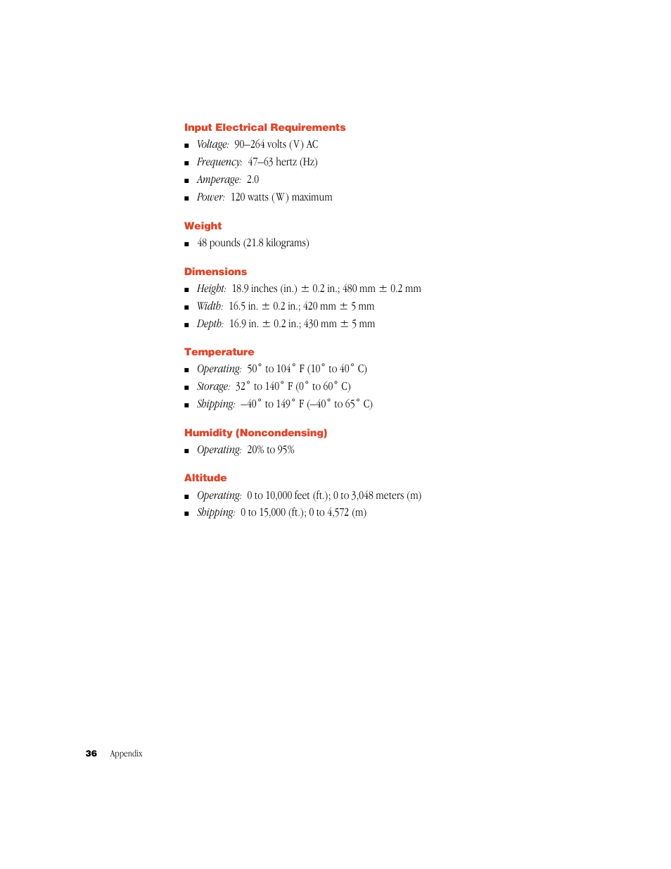 Apple Studio Display (17-inch, CRT) User Manual | Page 36 / 37