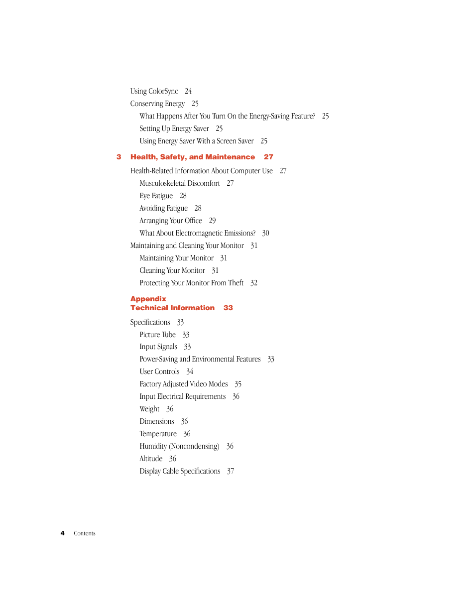 Apple Studio Display (17-inch, CRT) User Manual | Page 4 / 37