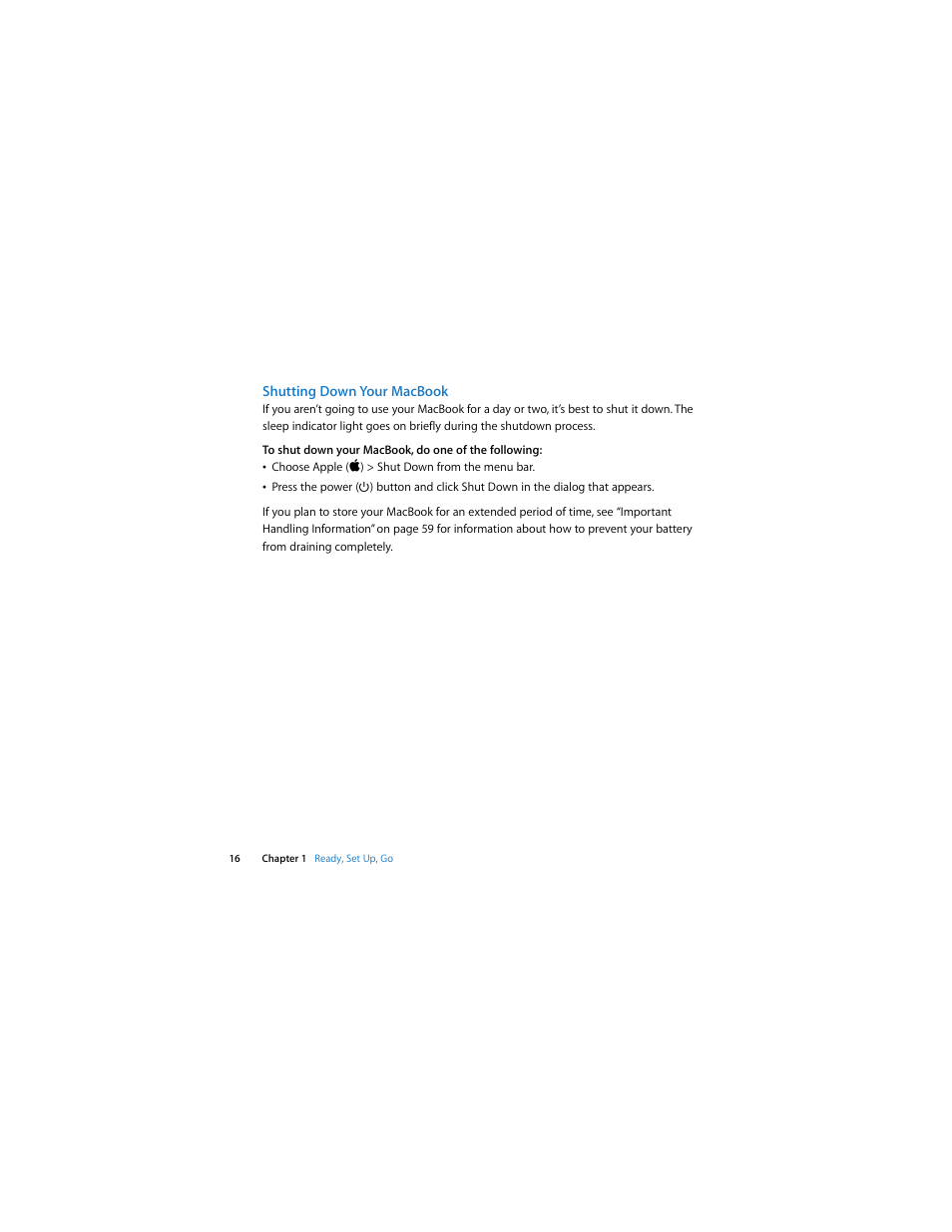 Apple MacBook (13-inch, Late 2006) User Manual | Page 16 / 76