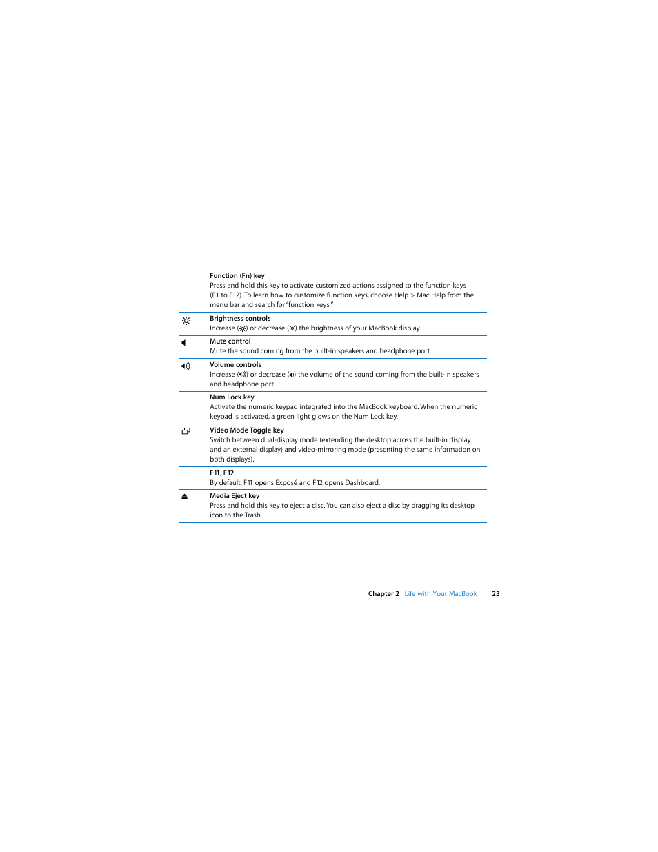Apple MacBook (13-inch, Late 2006) User Manual | Page 23 / 76