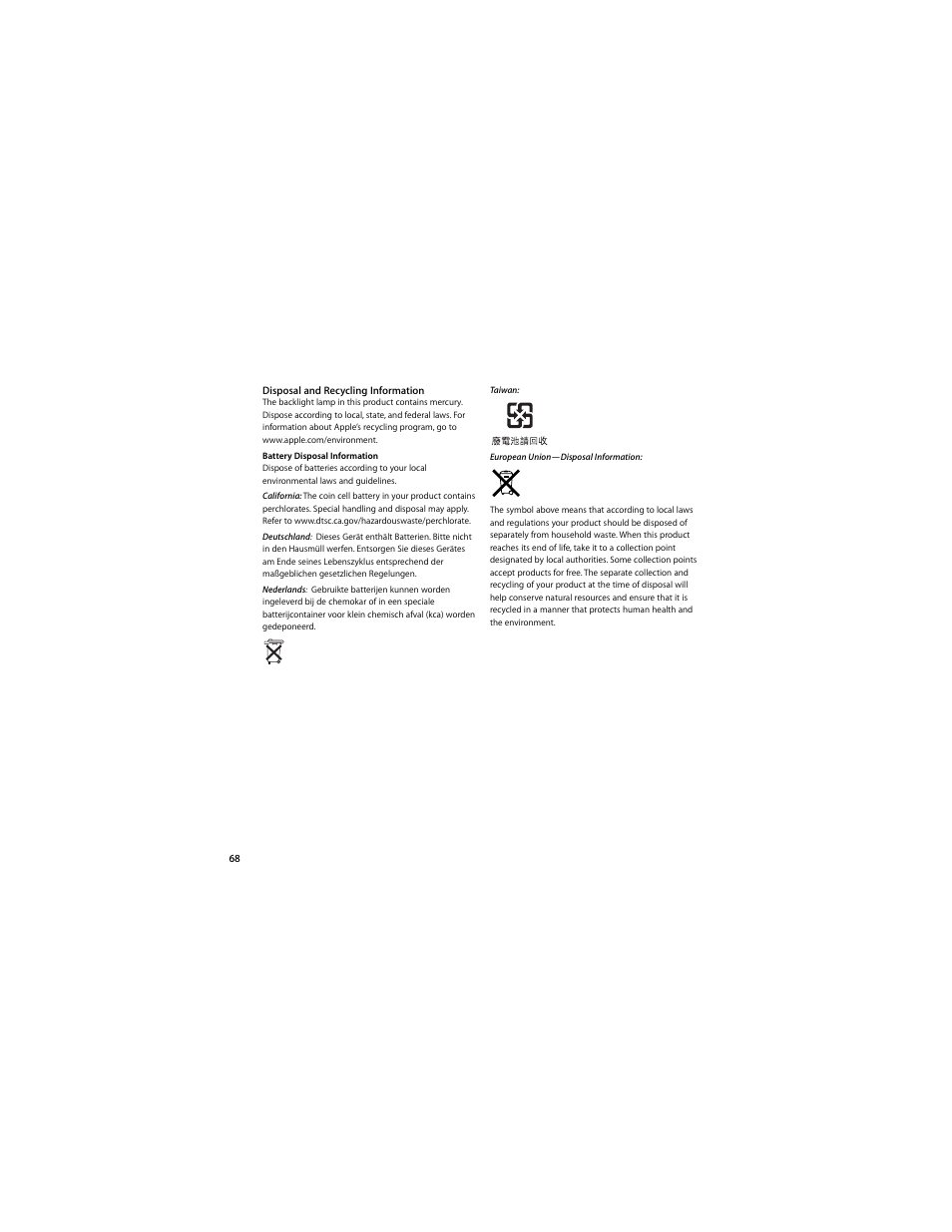 Apple MacBook (13-inch, Late 2006) User Manual | Page 68 / 76