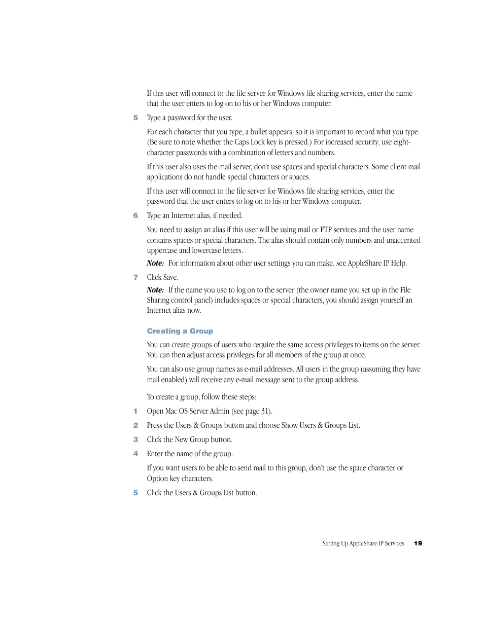 Apple AppleShare IP 6.3 User Manual | Page 19 / 46