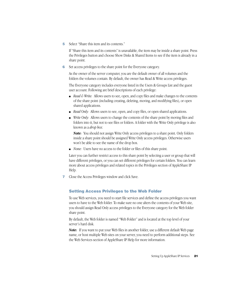 Apple AppleShare IP 6.3 User Manual | Page 21 / 46