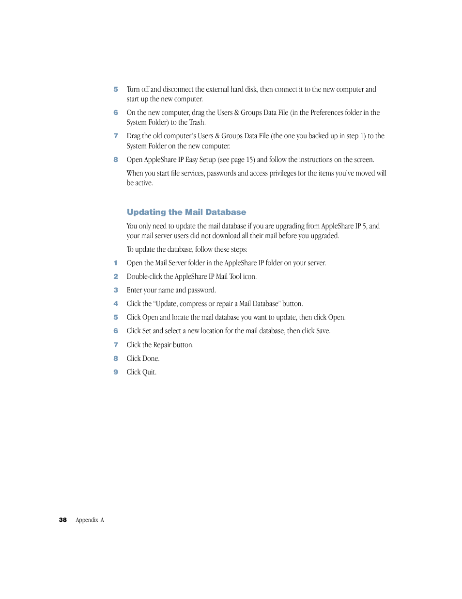 Apple AppleShare IP 6.3 User Manual | Page 38 / 46