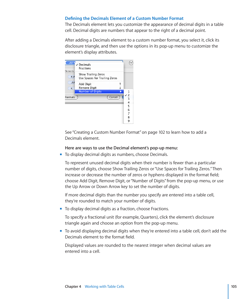 Apple Numbers '09 User Manual | Page 105 / 254