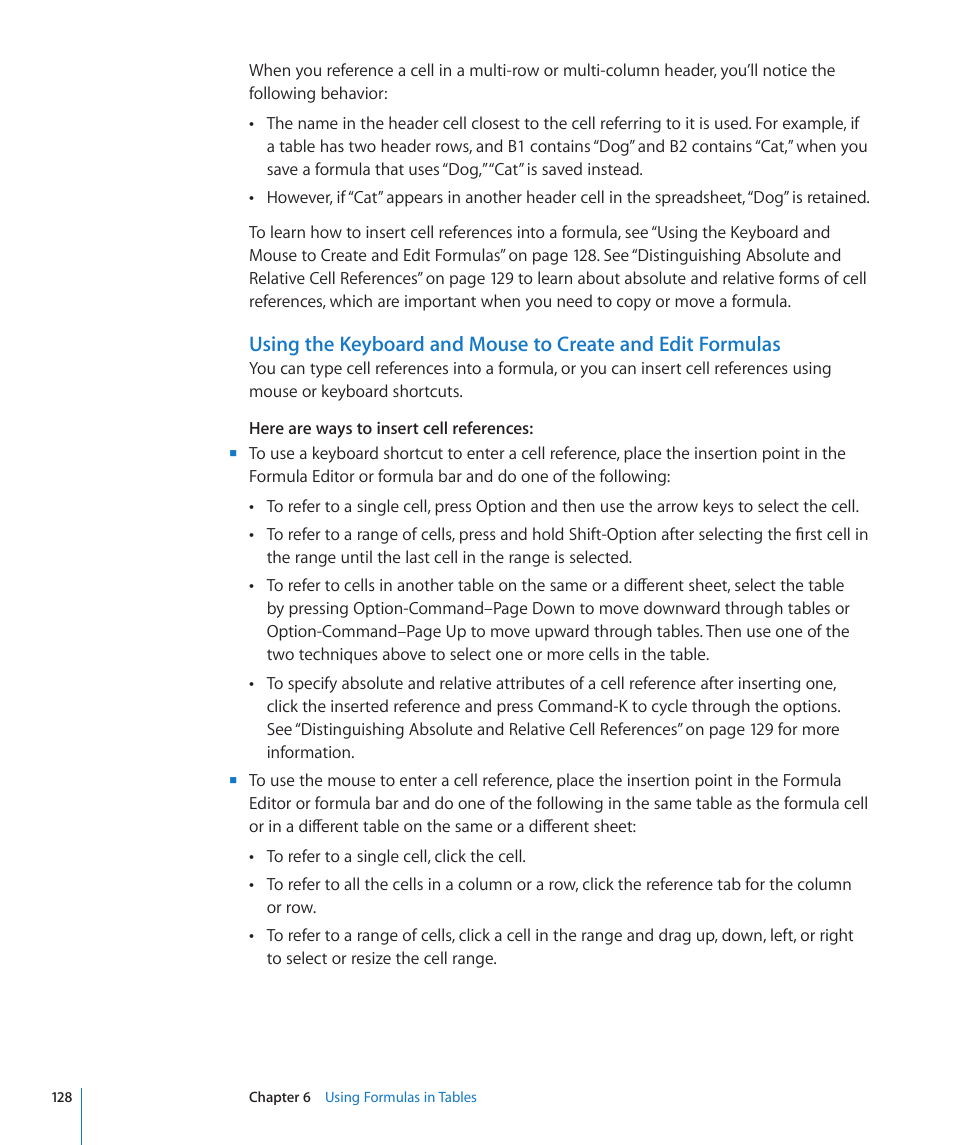 Apple Numbers '09 User Manual | Page 128 / 254