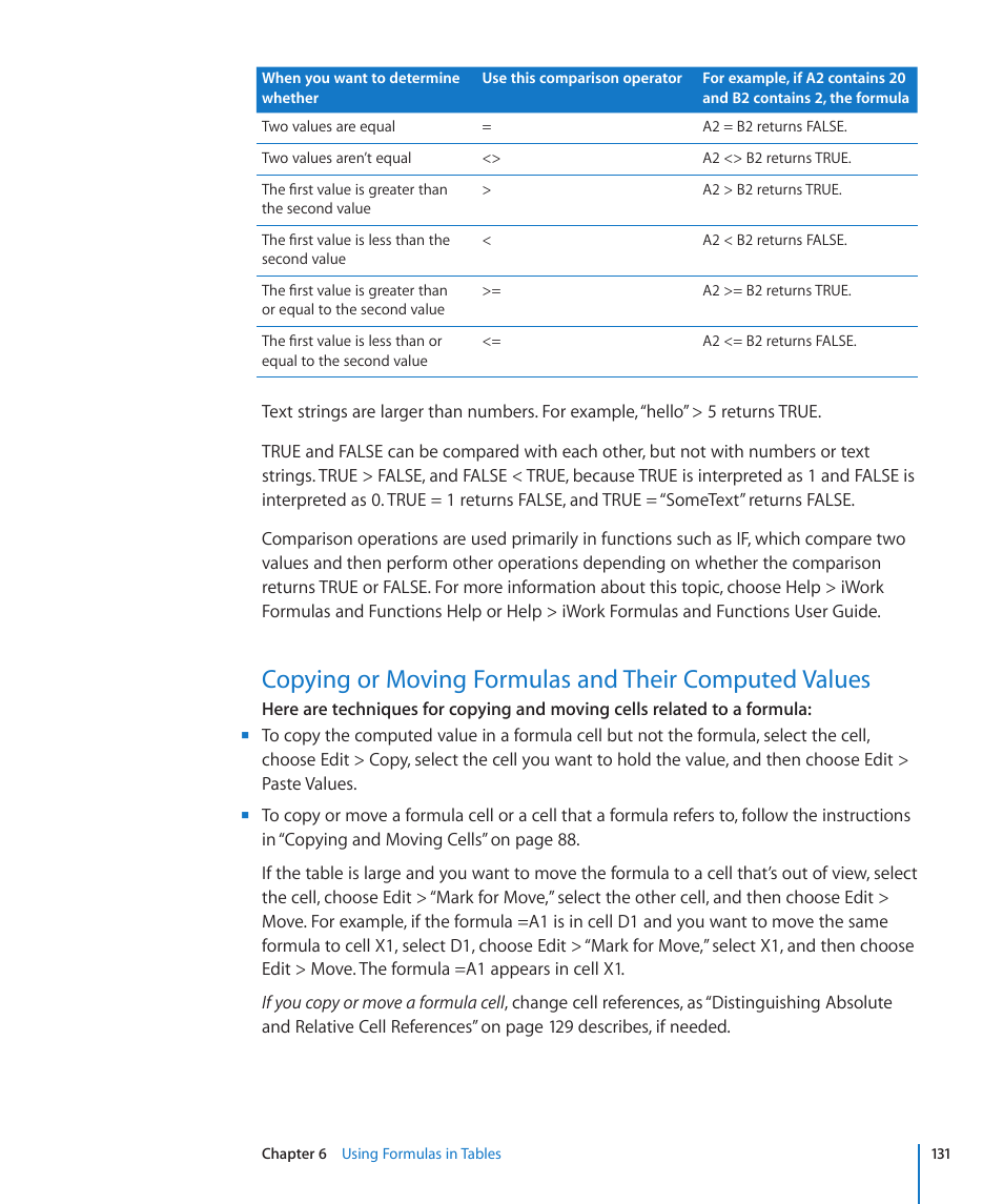 131 t | Apple Numbers '09 User Manual | Page 131 / 254