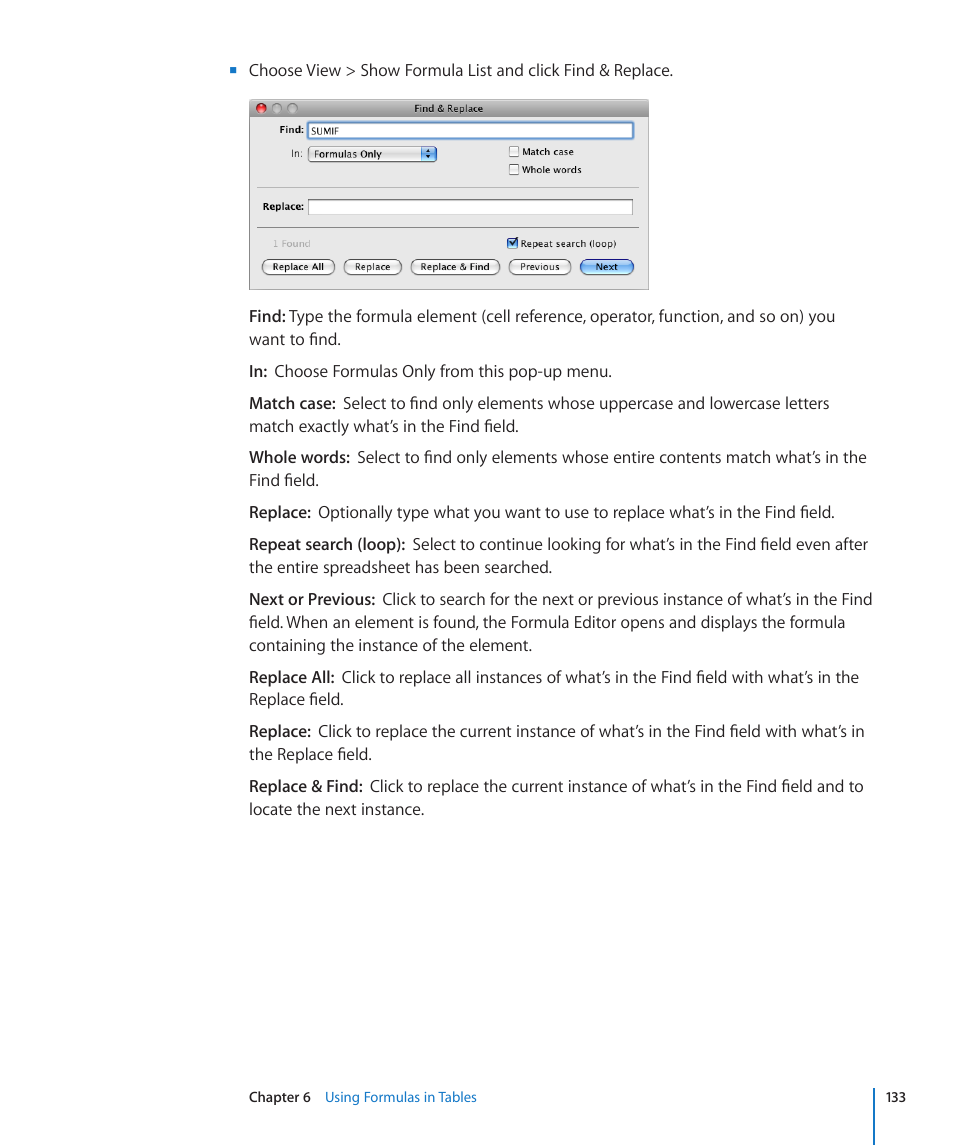 Apple Numbers '09 User Manual | Page 133 / 254