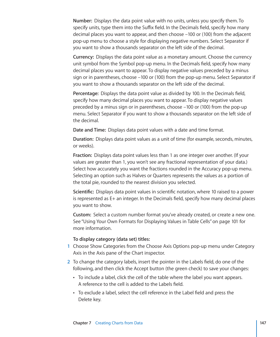 Apple Numbers '09 User Manual | Page 147 / 254