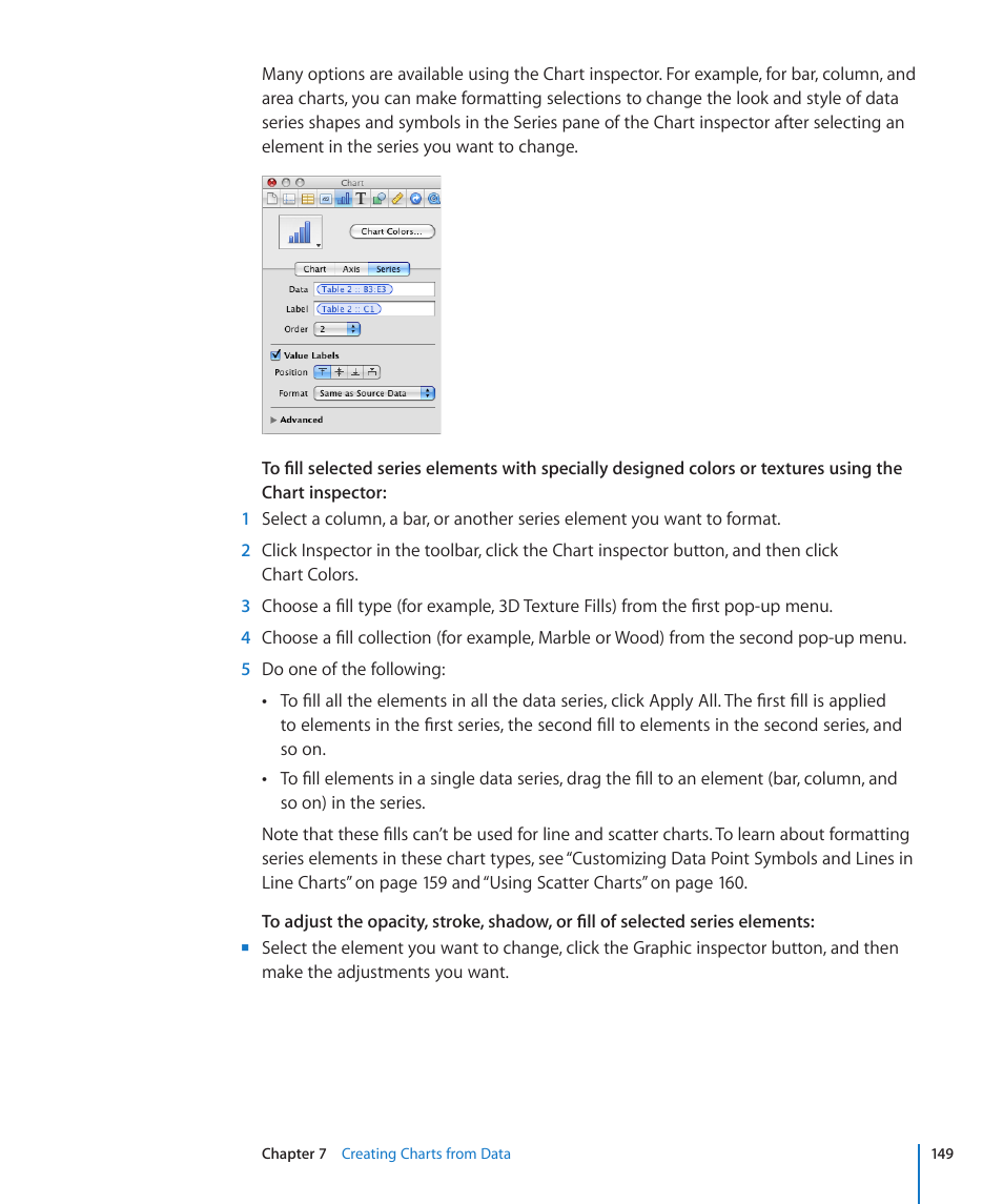 Apple Numbers '09 User Manual | Page 149 / 254