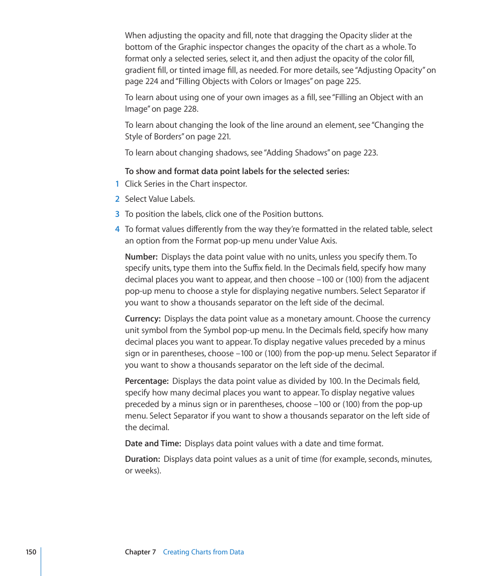 Apple Numbers '09 User Manual | Page 150 / 254